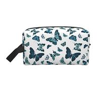 Bolsa de viaje de mariposa, bolsa de aseo grande, bolsa de cosméticos, estuche de lápices, organizador multifunción, bolsa de almacenamiento, mariposa 8