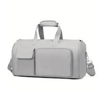 Bolsa de Viaje de Nailon de Gran Capacidad con separación de Humedad y Humedad, Correa for el Hombro y Funda for Barra de Tiro. Multifuncional.(Color3)