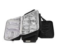 Bolsa de viaje de peluquería profesional, bolsa de peluquería grande, bolsa de transporte portátil para peluquería, bolsa de cosmología para artistas de maquillaje, organizador de bolsa de pelo para