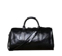 Bolsa de Viaje de Piel Bolso de Viaje de Cuero Genuino for Hombre, Bolso Natural, Bolso Cruzado Informal, Bolso de Equipaje de Gran Capacidad for Ordenador portátil de 16 Pulgadas