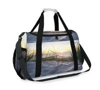 Bolsa de viaje de playa para niñas, niños, mujeres y hombres, verano, puesta de sol, mar, playa, fin de semana, bolsa de hombro, bolsa de equipaje para viajes, deportes, gimnasio