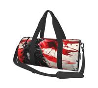 Bolsa de viaje de Samurai de Japón, bolsa de gimnasio con bandera japonesa para hombres y mujeres, bolsa deportiva para viajes de fin de semana, trabajo, camping