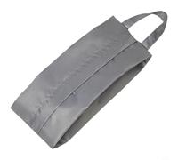 Bolsa de viaje de sarga lavable diseñada para ropa interior, calcetines y artículos de tocador con asas de transporte espaciosas y seguras (gris)