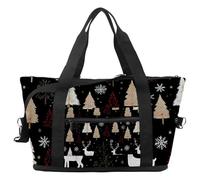 Bolsa de viaje de viaje con corazones de vacas de las tierras altas, bolsa expansible para fin de semana, bolsa de noche, impermeable, para deporte, gimnasio, hospital, Multicolor 18, Talla única