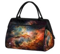 Bolsa de viaje de viaje para mujeres, hombres, niños y niñas, bolsa de fin de semana, bolsa de deporte para gimnasio, viajes, fin de semana, colorido universo galaxia, color, XXL, Organizador de