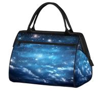 Bolsa de viaje de viaje para mujeres, hombres, niños y niñas, bolsa de fin de semana de 24 L, bolsa deportiva, gimnasio, viajes, fin de semana, universo, galaxia, noche, color, XXL, Organizador de