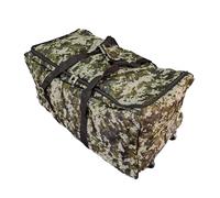 Bolsa de Viaje Deportes Maleta Trolley Grande 140L con Ruedas. Talla XXL (Camuflaje Verde)