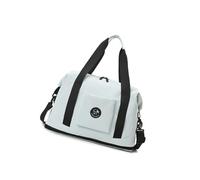 Bolsa de viaje deportiva de gran capacidad para fitness, con separación en seco y húmedo durante la noche, fitness, viajes, separación húmeda y seca, gimnasio, natación, Blue, Mass Beauty
