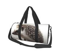 Bolsa de viaje deportiva para gimnasio, con compartimento para zapatos, ligera, para fin de semana, erizo, yoga, gimnasio, deportes, para hombres y mujeres