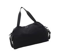 Bolsa de viaje deportiva para mujeres y niñas, impermeable, para gimnasio, fines de semana, ligera, para llevar durante la noche, para llevar al día siguiente, Black, Mass Beauty