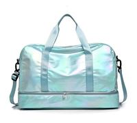 Bolsa De Viaje Dry Wet Gym Bag Fitness Travel For Women Men Training Sports Outdoor Glitter Swim Bag Shoulder Weekend Bags Bolsa De Equipaje (Color : Green)