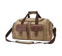 Bolsa de Viaje El Petate para El Viaje, Bolso De Mano del Viaje del Vintage del Bolso De Noche del Fin De Semana De La Lona Lleva En El Bolso Bolsa de Fin de Seman(Color:B)