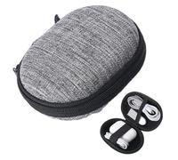 Bolsa de viaje electrónica: organizador de cable portátil de doble capa, custodia impermeable para accesorios digitales | Bolsa electrónica compacta con mango de tableta, accesorios tecnológicos, ofic