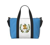 Bolsa de viaje estampada con la bandera de Guatemala, bolsa de gimnasio de gran capacidad, bolsa de hombro ligera para fin de semana, unisex