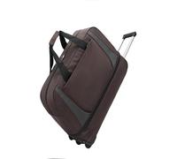 Bolsa de Viaje expandible con Ruedas for Mujer, Impermeable, Plegable, Resistente, con Ruedas giratorias, for Viajes Cortos, Maternidad y posparto.(Brown,M)