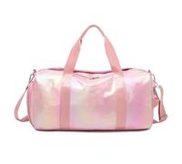 Bolsa De Viaje Fashion Travel Bags For Women Large Capacity Hand Luggage Waterproof Weekend Sac Voyage Female Messenger Bag Dry and Wet Bolsa De Equipaje (Color : Pink)