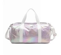 Bolsa de Viaje Fashion Travel Bags For Women Large Capacity Hand Luggage Waterproof Weekend Sac Voyage Female Messenger Bag Dry and Wet(Purple)