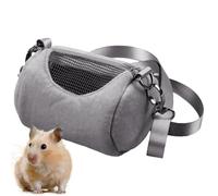 Bolsa de viaje - Funda de felpa cálida, jaula portátil, correa ajustable ventilada | Transportador para mascotas para paseos con hámsters Birds Lagartos Conejos Rennbils Hedgehog
