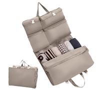 Bolsa de viaje genérica equipaje plegable bolsa de viaje plegable poliéster ligero comprimible, organización máxima aeronave, sala deportiva, evitar desorden, pérdida de tiempo, almacenamiento