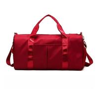 Bolsa de Viaje Gran Capacidad con separación artículos húmedos y Secos for Viajes Ocio, Fitness, natación, Yoga Deportes transfronterizos(Red)