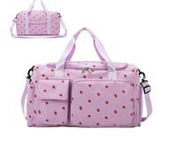 Bolsa de viaje grande - Bolsa de deporte para gimnasio | Bolsa de transporte para fin de semana | Organizador de bolsas de lona expandible con compartimento separado para zapatos para mujeres viajes