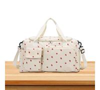 Bolsa de viaje grande - Bolsa de deporte para gimnasio | Bolsa de transporte para fin de semana | Organizador de bolsas de lona expandible con compartimento separado para zapatos para mujeres viajes