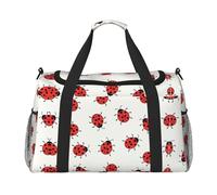 Bolsa de viaje grande de lona con estampado de infinito moteado para mujer, bolsa de viaje para fin de semana, bolsa de mano, Negro -, Talla única