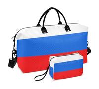 Bolsa de viaje grande decorativa con correa ajustable para senderismo, 2 unidades, diseño de bandera de Eslovena Nation