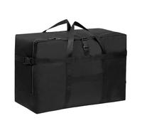 Bolsa de Viaje Grande, Plegable Bolsa Viaje Impermeable Ligera Bolsas de Viaje, Maletas de Fin de Semanacon, para Hombre y Mujer Avión Viajes Camping Mudanzas Colegio, 60 * 30 * 42cm, Negro