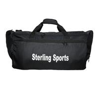 Bolsa de viaje grande y bolsa de gimnasio, compartimento para zapatos, bolsa de fin de semana, bolsa de lona, capacidad de 80 litros, Black, Bolsa de lona grande