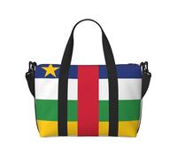 Bolsa de viaje impermeable con bandera de África Central para gimnasio, deportes, vacaciones
