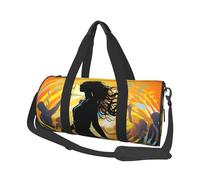 Bolsa de viaje ligera y pequeña bolsa de gimnasio, plegable, para fin de semana, con correa ajustable para el hombro, bolsa de mano, bolsa de mano para baile, música, hospital, para mujeres y hombres