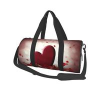 Bolsa de viaje ligera y pequeña bolsa de gimnasio, plegable, para fin de semana, con correa ajustable para el hombro, bolsas de mano, bolsas de mano con corazones con amor, bolsa de hospital para