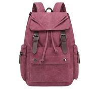 Bolsa De Viaje Mochila De Lona Y Cuero De Moda para Hombre, Mochila Escolar para Mujer, Mochila De Viaje para Exteriores-Do-A