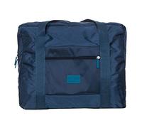 Bolsa de viaje para almacenamiento de ropa, bolsas de equipaje, bolsas de viaje, plegables, protocolo de equipaje, azul oscuro, Talla única