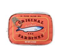 Bolsa De Viaje Para Artículos De Tocador - Bolsa Organizadora De Maquillaje, Almacenamiento De Cosméticos | Divertido Diseño De Sardina Enlatada, Bolsa Estética Para Productos Para El Cuidado De La Pi