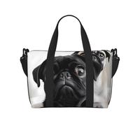 Bolsa de viaje para artículos personales, bolsa de equipaje, bolsa de entrenamiento, ligera, impermeable, deportiva, bolsa de gimnasio, bonita bolsa de fin de semana para mujeres y hombres, Black,