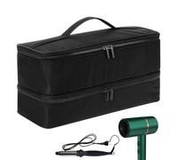 Bolsa de Viaje para Cabello Bolsa Organizadora Ligera Portátil Antipolvo | De Mano Con Rizador, Accesorios Cepillo Térmico, Estuche Accesorios Mujeres Niñas Kit Viaje