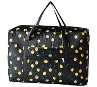 Bolsa de viaje para compras, bolsa de hombro individual para hombres y mujeres, bolsa organizadora de gran tamaño, bolsa de almacenamiento de lona, etiquetas de equipaje para viajes (D, talla única)