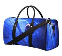 Bolsa de viaje para deportes de fútbol americano para mujeres, hombres, niñas, niños, fin de semana, bolsa de noche de 22,7 L, bolsa de equipaje para deportes, gimnasio, yoga, color, 22.7L,