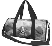 Bolsa de Viaje para Equipaje de masonería, Bolsa de Lona Plegable con Ruedas Deportivas, marmoleado