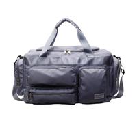 Bolsa de viaje para fin de semana, entrenamiento, gimnasio, a la moda, resistente al agua, artículos personales, regalos, bolsa deportiva para gimnasio, Blue, Mass Beauty