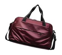 Bolsa de viaje para fines de semana, entrenamiento, gimnasio, bolsa de hombro para mujeres y niñas, resistente al agua, Red, Mass Beauty