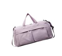 Bolsa de viaje para fines de semana, para entrenamiento, gimnasio, bolsa de hombro resistente al agua con compartimento para zapatos, bolsa de hombro, Purple, Mass Beauty