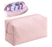 Bolsa de Viaje para Herramientas de Cabello, Resistente al Calor, Organizador de Maquillaje de Viaje con Compartimentos para rizador y Herramientas de Peinado, Neceser portátil, Estilo 1