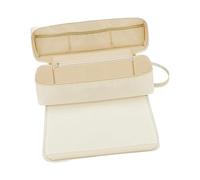 Bolsa de viaje para herramientas para el cabello con alfombrilla resistente al calor para alisadores, rizadores, secadores, cepillos, organizador de poliéster