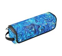Bolsa de viaje para herramientas para el cabello con alfombrilla resistente al calor, resistente al agua, estuche de viaje para planchas planas, alisadores, rizadores, accesorio de viaje estilo láser