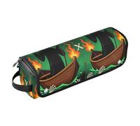 Bolsa de viaje para herramientas para el cabello, resistente al calor, tarjeta de tarot, parca, horror, Halloween, estuche de transporte, plancha rizadora plana, organizador impermeable para planchas
