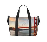 Bolsa de viaje para hombre, bolsa de gimnasio, bolsa de equipaje Golden Gate Bridge con correa para el hombro, bolsa de gimnasio grande para mujer, bolsa de fin de semana, bolsa de transporte plegable