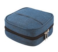 Bolsa de viaje para insulina, impermeable y con aislamiento térmico, organizador portátil y práctico para suministros para diabéticos.